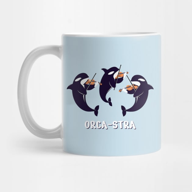 Orca-stra Violin - Funny Musical for Animal Lovers by BoundlessWorks